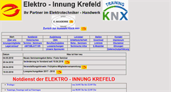 Desktop Screenshot of elektroinnung-krefeld.de